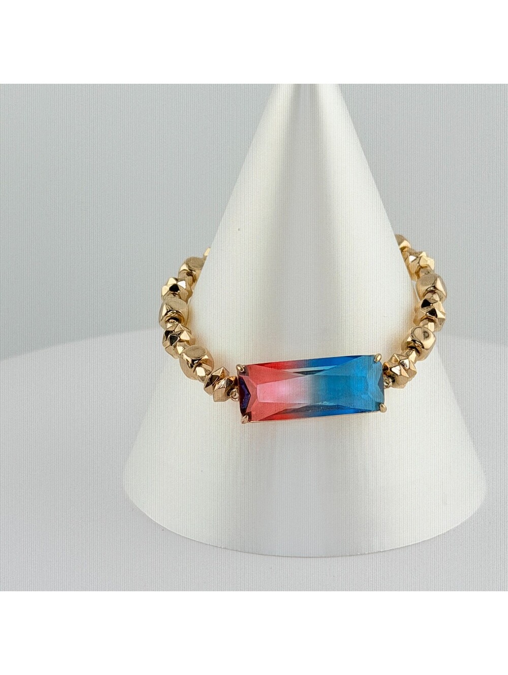 Bomb Party Single Stack Bracelet - on Yellow Gold #81